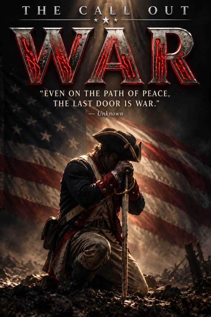 Original cover of THE CALL OUT: WAR by Justin A. Tahai